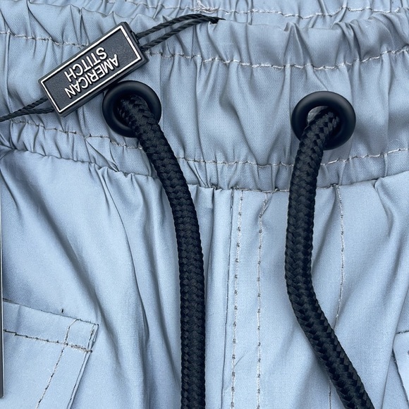 NWT Kids AMERICAN STITCH REFLECTIVE NYLON SHORTS - Picture 3 of 11